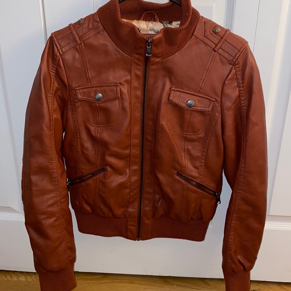 Faux leather Moto Jacket